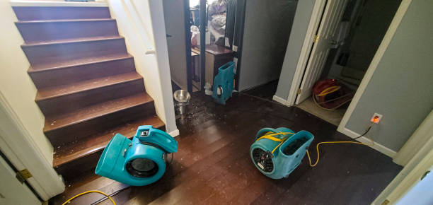 Water damage restoration process in Willoughby, OH